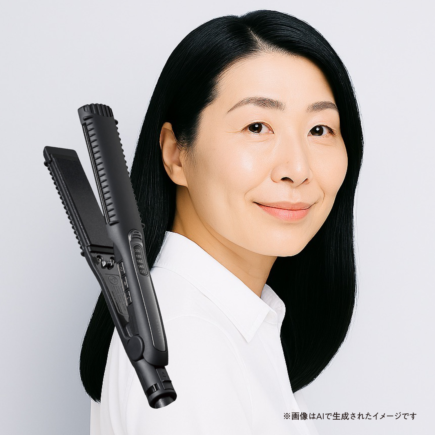 MAGNETHairProストレートアイロン使用後イメージ