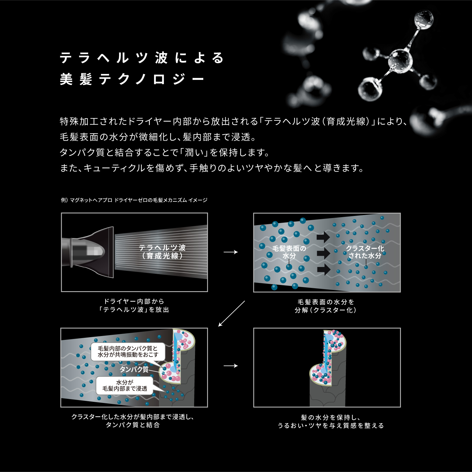 ホリスティックキュア MAGNETHairPro Dryer0+ ホワイトプラス ホリスティックキュア マグネットヘアプロ ドライヤーゼロ ホワイト